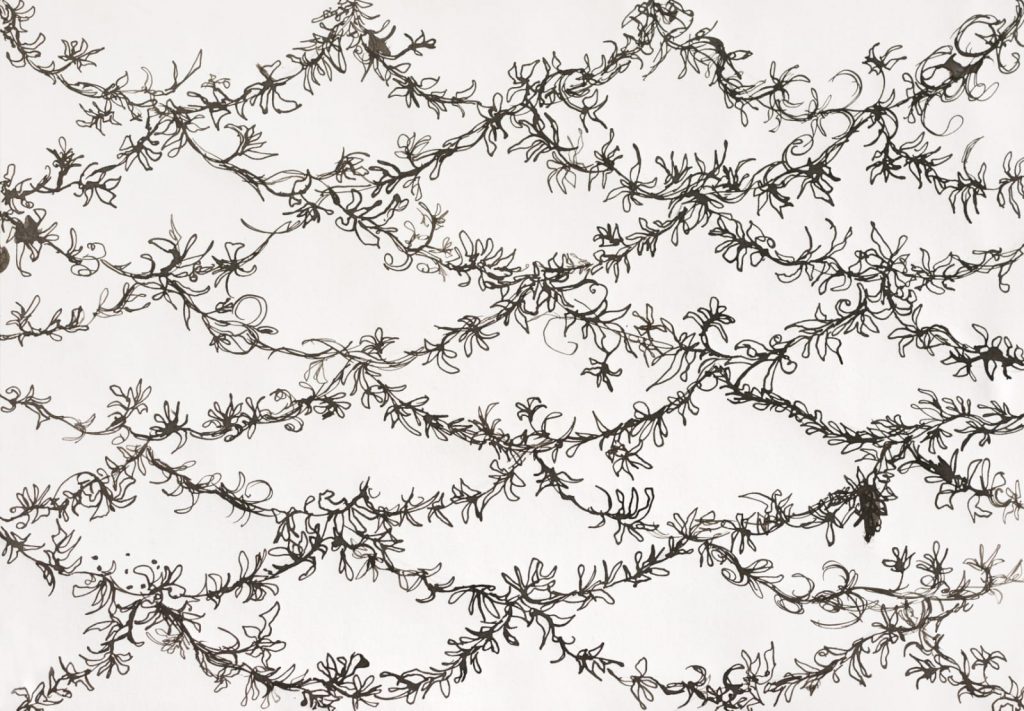 Japanese Ink on Paper 2021 Monair Hyman